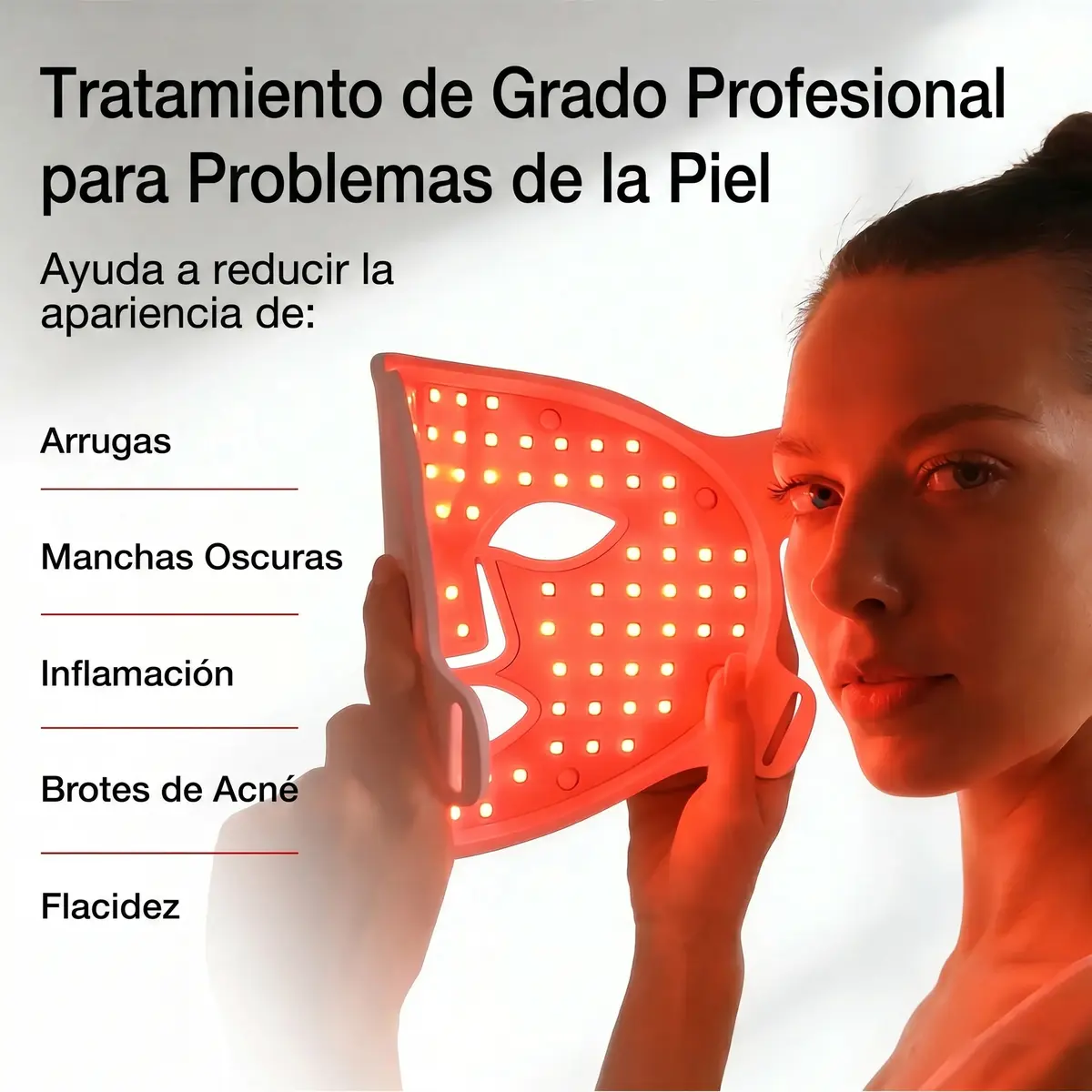 Tratamiento de grado profesional para problemas de la piel — arrugas, manchas, acné